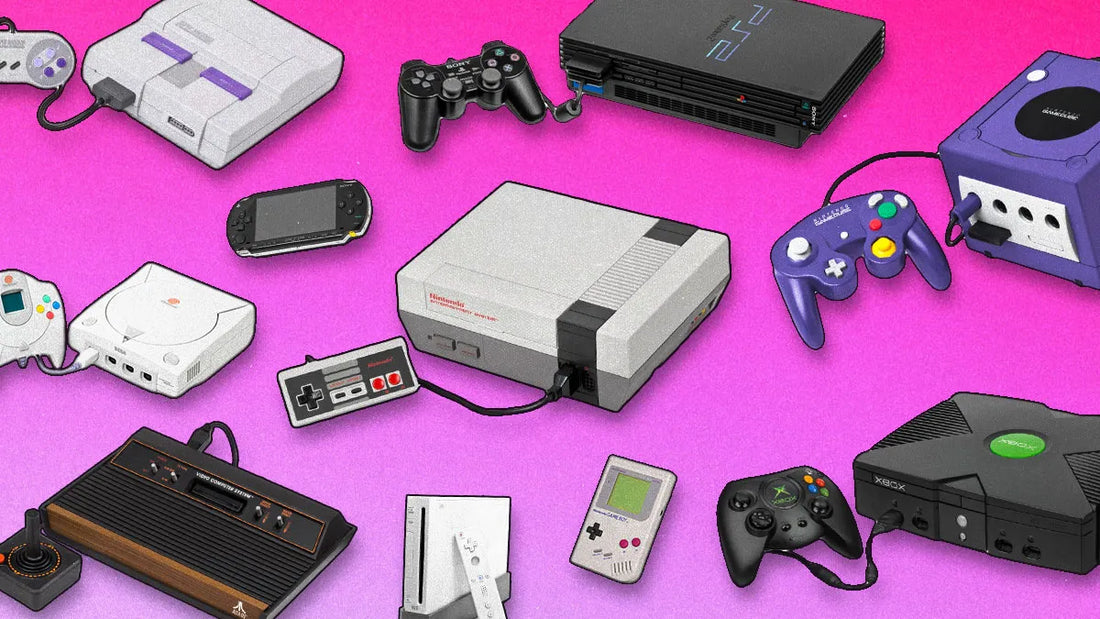 Best retro home gaming consoles lineup including Nintendo, SEGA, and Sony systems in 2025