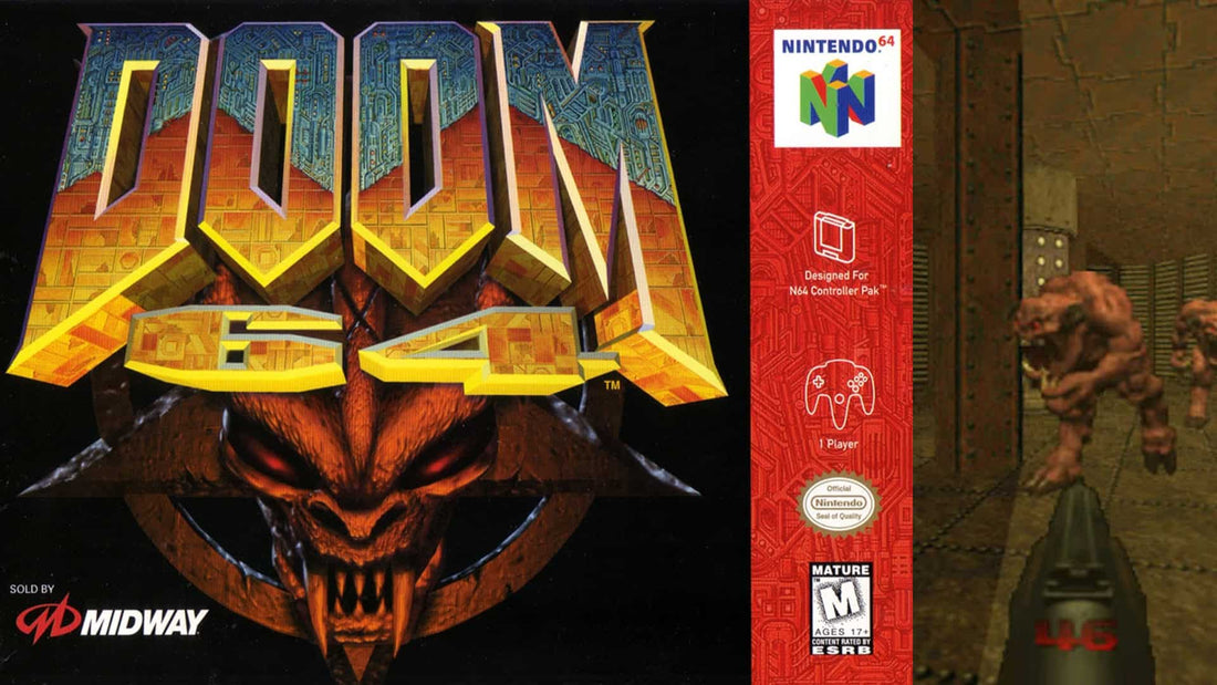 Nintendo 64 retro horror game collection featuring classic survival horror, gothic and dark action games for N64 collectors.