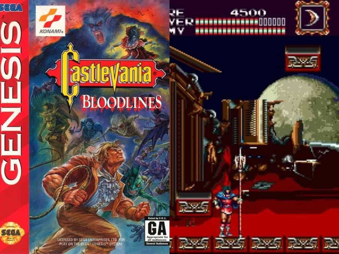 Sega Mega Drive horror game collection featuring classic 16-bit horror, supernatural, gothic, and monster-themed games for retro collectors.