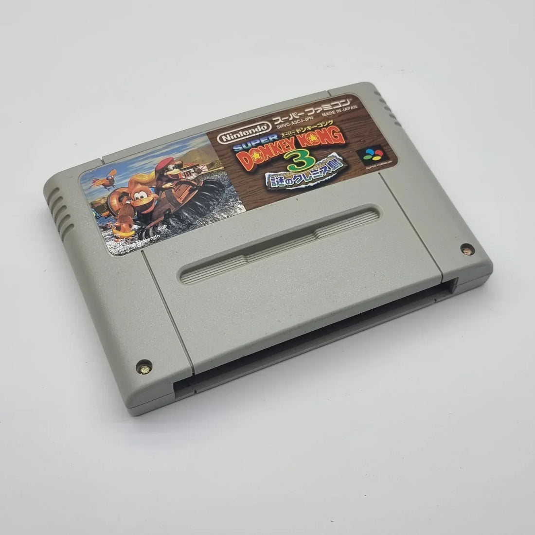 Authentic Donkey Kong Country Super Famicom cartridge available at Retros.ae UAE