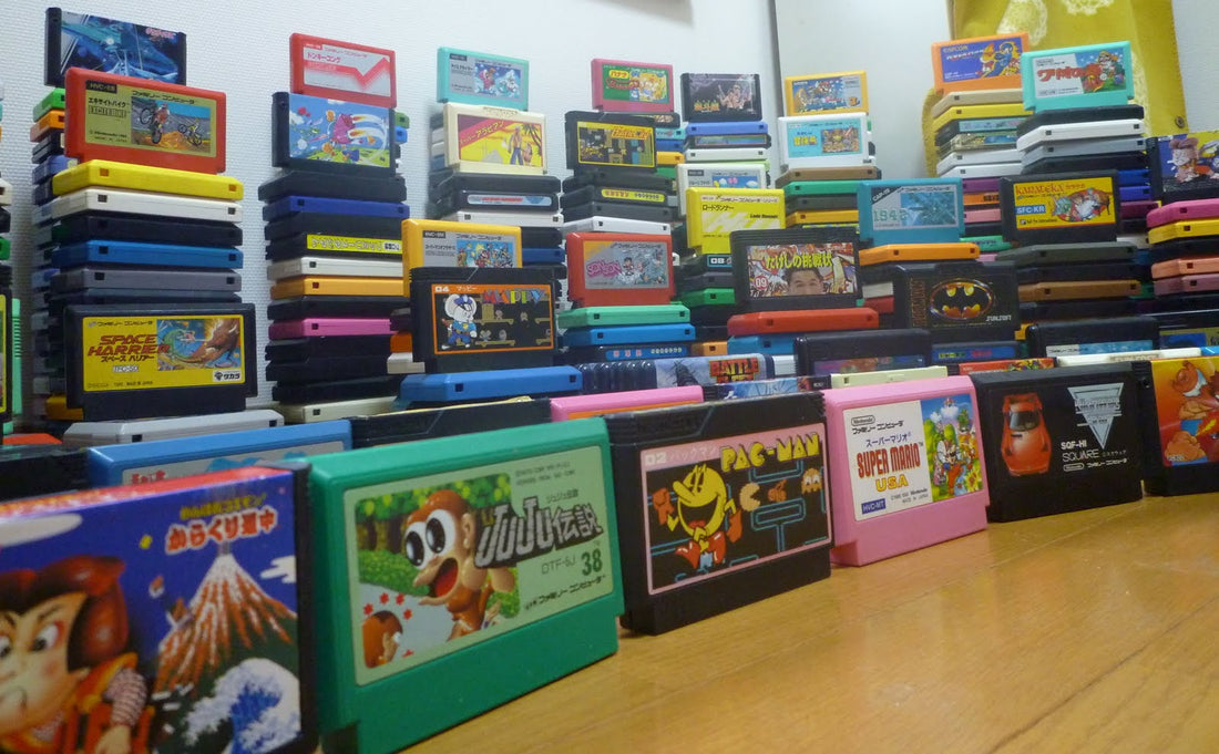 Original Nintendo Famicom 1983 Japanese 8-bit console, export-grade retro hardware spotlight by Retros.ae