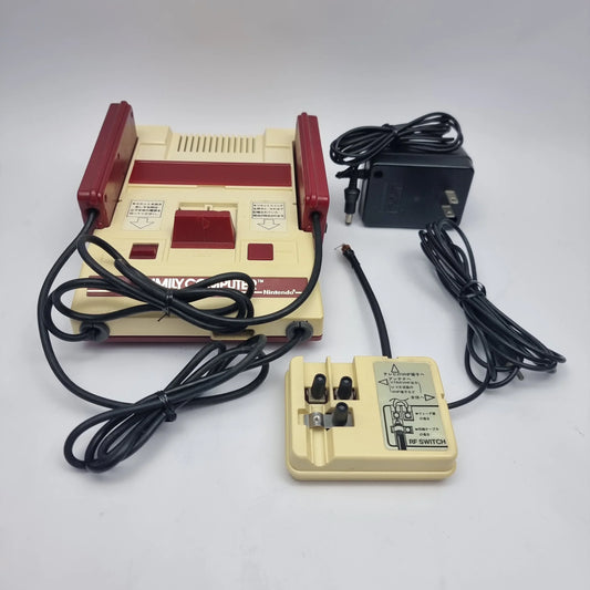 Collection of classic Nintendo Famicom cartridges and retro Nintendo gaming products in the UAE