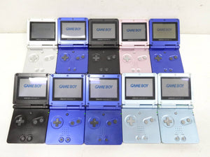 Collection of limited edition Game Boy Advance SP consoles