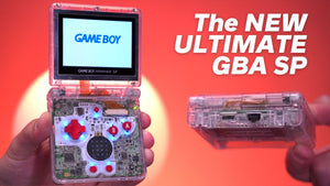 Game Boy Advance SP IPS screen upgrade installation