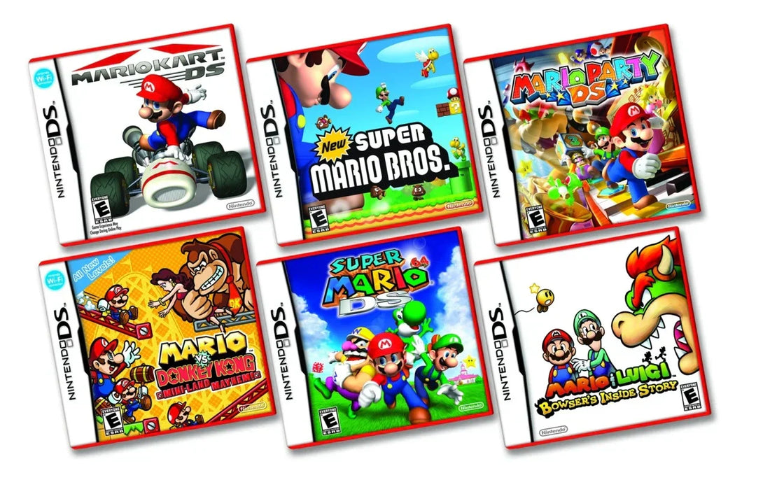 Nintendo DS racing games and classic handheld gaming cartridges