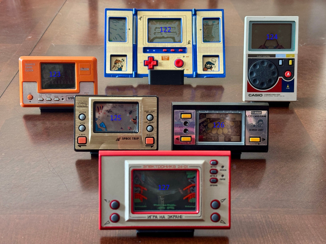 Collection of valuable retro handheld games for Nintendo Game Boy, Game Boy Advance, Nintendo DS, Sony PSP, Sega Game Gear, and other classic portable gaming systems.