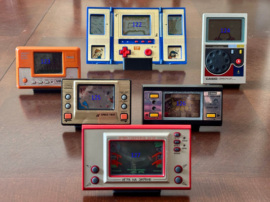 Collection of valuable retro handheld games for Nintendo Game Boy, Game Boy Advance, Nintendo DS, Sony PSP, Sega Game Gear, and other classic portable gaming systems.