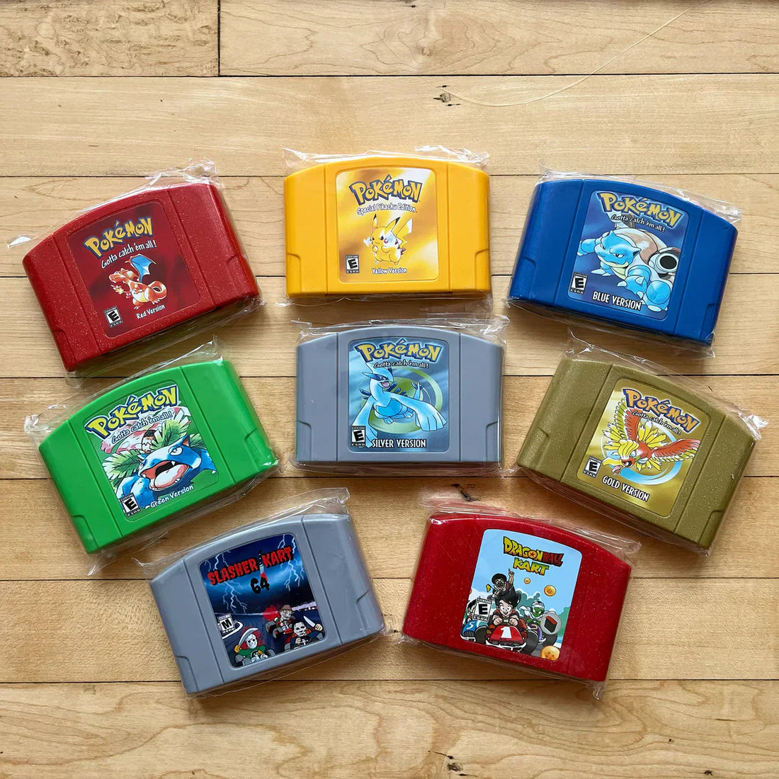 Authentic Nintendo 64 cartridge collection for retro gaming enthusiasts