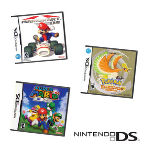 Collection of Nintendo DS game cartridges available at Retros.ae in the UAE