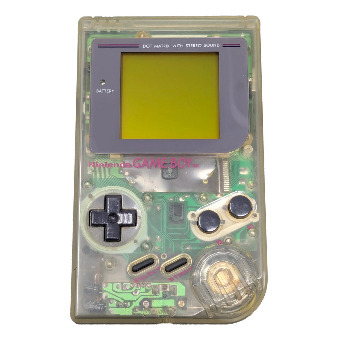 Collection of retro Nintendo Game Boy handheld consoles and physical cartridges in the UAE