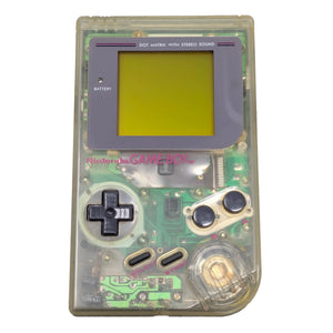 Collection of retro Nintendo Game Boy handheld consoles and physical cartridges in the UAE