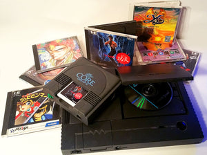 Authentic PC Engine HuCard games for retro gaming collectors