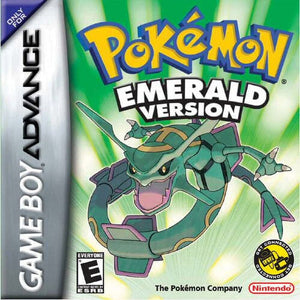 Authentic Pokémon Emerald Game Boy Advance cartridge available at Retros.ae UAE
