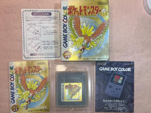 Authentic Pokémon Gold Nintendo Game Boy Color cartridge for collectors