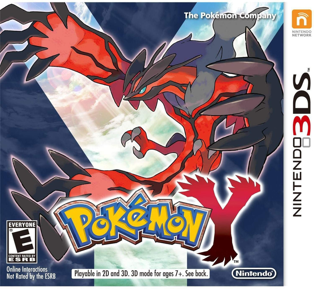 Authentic Pokémon Y Nintendo 3DS cartridge available at Retros.ae UAE