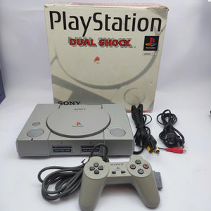 Collection of classic PS1 console games and retro PlayStation products in the UAE