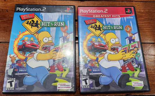 Original PS2 Black Label and Greatest Hits game cases displayed side by side for PlayStation 2 collectors.