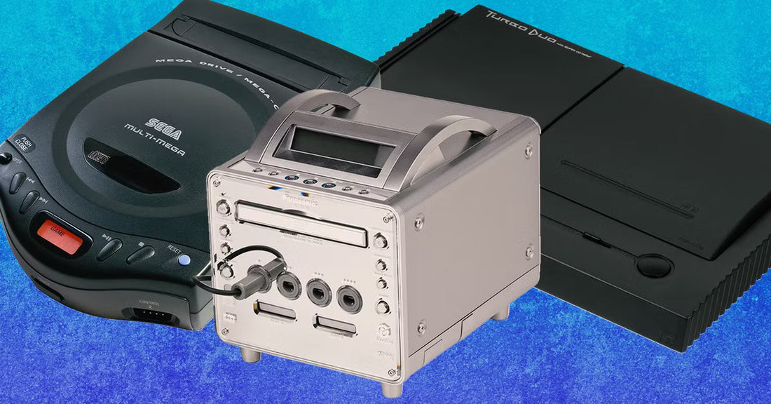 Rare limited edition retro gaming consoles including PlayStation, Nintendo, SEGA, Xbox, and Game Boy collector editions displayed together.