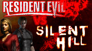 Resident Evil vs Silent Hill comparison showing action horror versus psychological horror gameplay