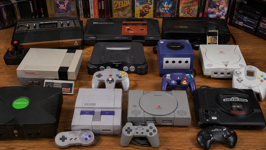 Classic retro gaming consoles and physical video games showing why retro gaming remains worth playing and collecting in 2026.
