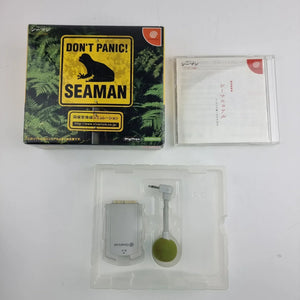 Don’t Panic Seaman Dreamcast box with microphone – Retros.ae