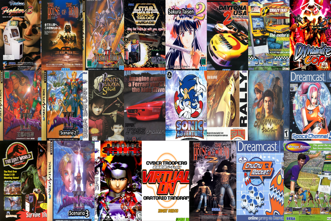 SEGA arcade machines representing the company’s early history in coin-operated gaming