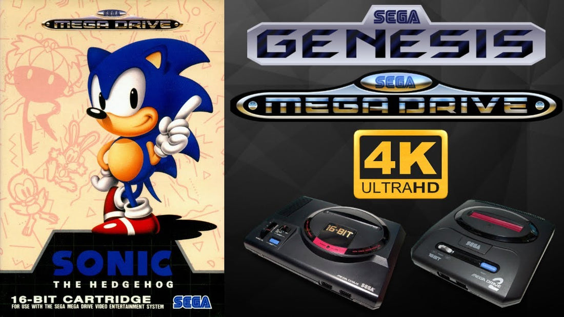 Sonic the Hedgehog Sega Mega Drive cartridge collection for retro Sega enthusiasts