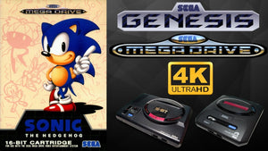 Sonic the Hedgehog Sega Mega Drive cartridge collection for retro Sega enthusiasts