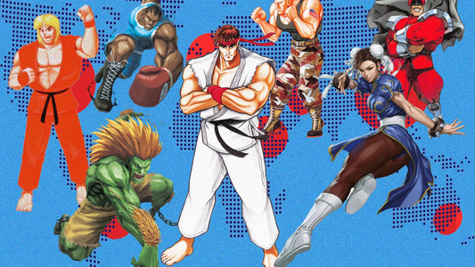 Street Fighter 1987 arcade game, the first entry in Capcom’s fighting game series