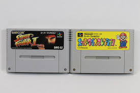 Authentic Japanese Nintendo Super Famicom cartridges for retro gaming collectors