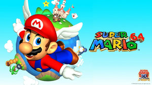 Super Mario 64 gameplay introducing 3D platforming on Nintendo 64