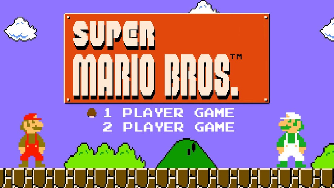 Super Mario Bros gameplay on Nintendo Entertainment System, the most iconic NES game
