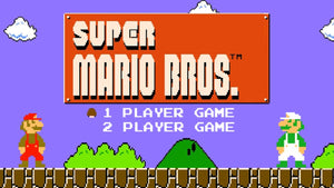 Super Mario Bros gameplay on Nintendo Entertainment System, the most iconic NES game
