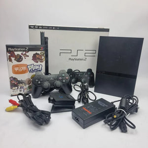 Original Sony PlayStation 2 console with classic PS2 games, controllers, memory cards, and collectible editions for retro gaming collectors in 2026.