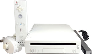 Nintendo Wii console with controller and sensor bar