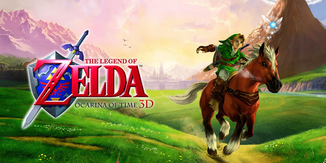 The Legend of Zelda Ocarina of Time 3D Nintendo 3DS game cartridge