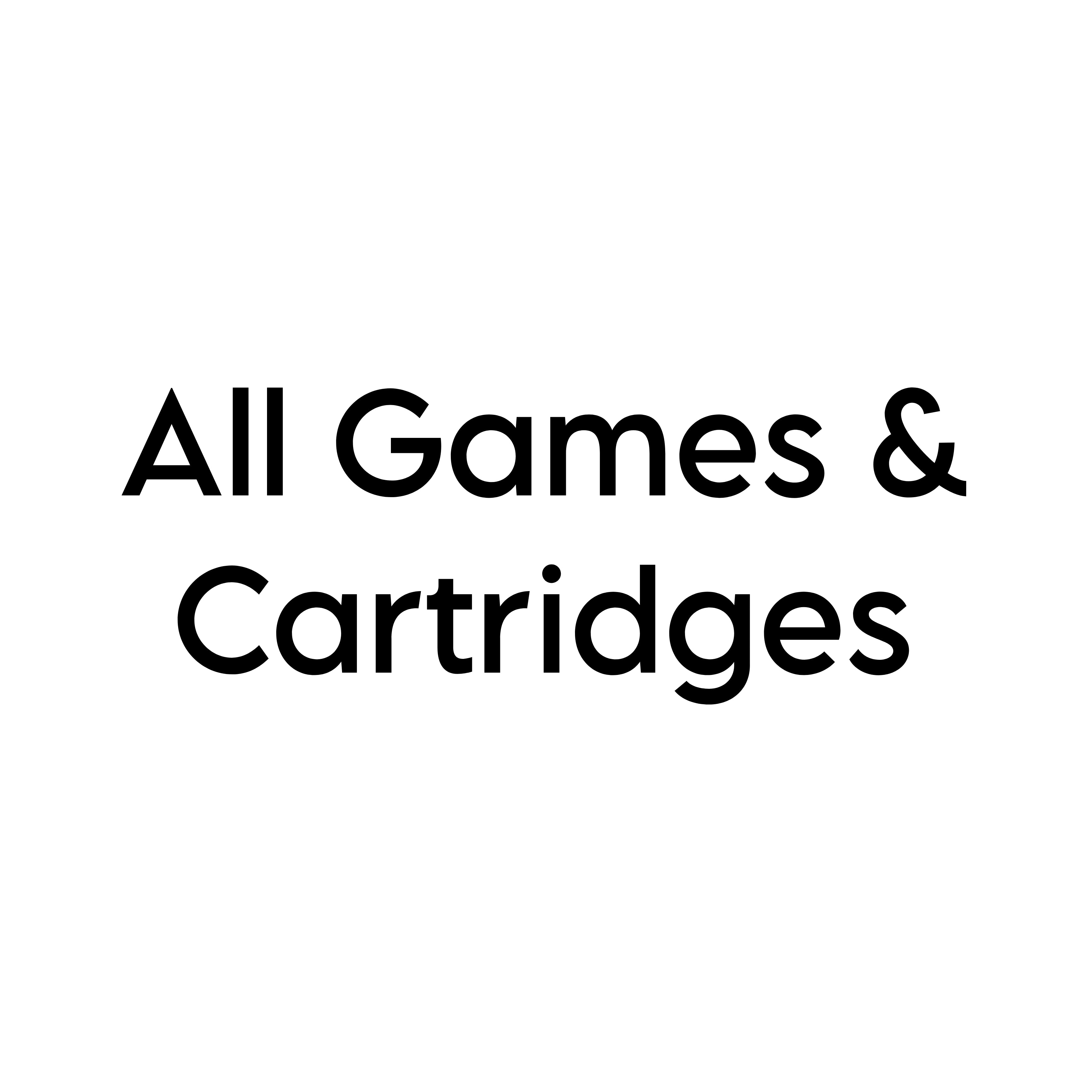 All Games & Cartridges