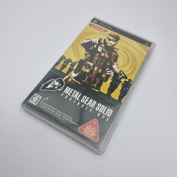Metal Gear Solid - Portable Ops (PSP Japan)