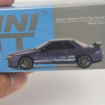 TSM Model - Mini GT: Nissan Skyline GT-R Top Secret (Metallic Blue)