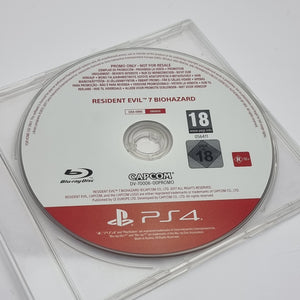 Resident Evil 7 Biohazard (Promotional Disc)