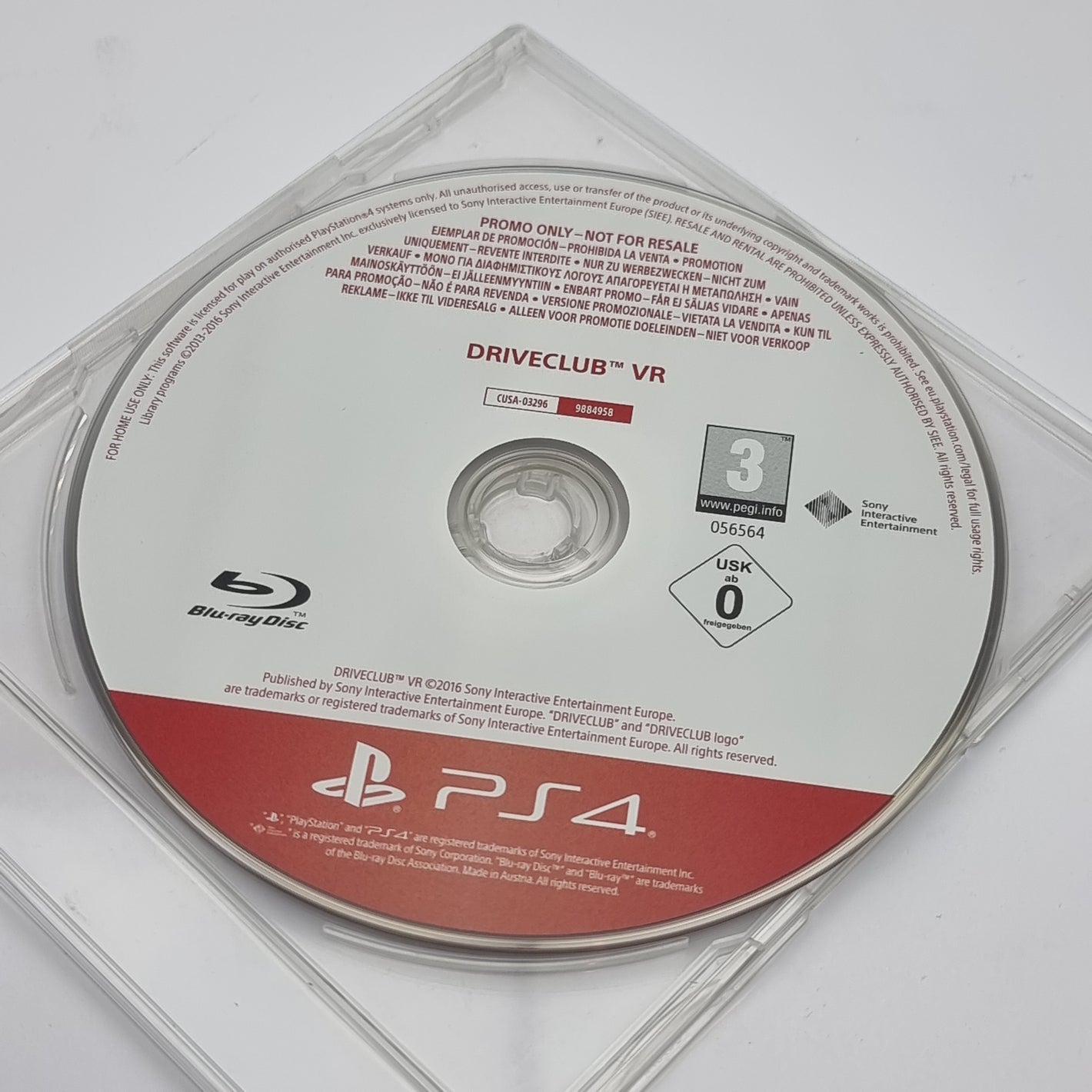 Driveclub VR (Promotional Disc)