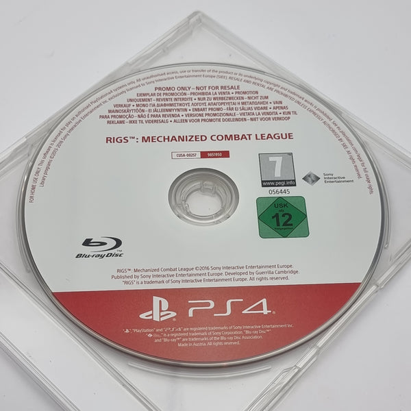 Rigs: Mechanized Combat League (Promotional Disc)