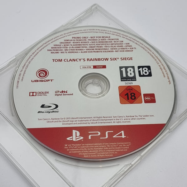 Tom Clancy's Rainbow Six - Siege (Promotional Disc)