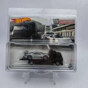 HotWheels - Team Transport (1997 Mercedes Benz CLK-GTR and Fleet Street)