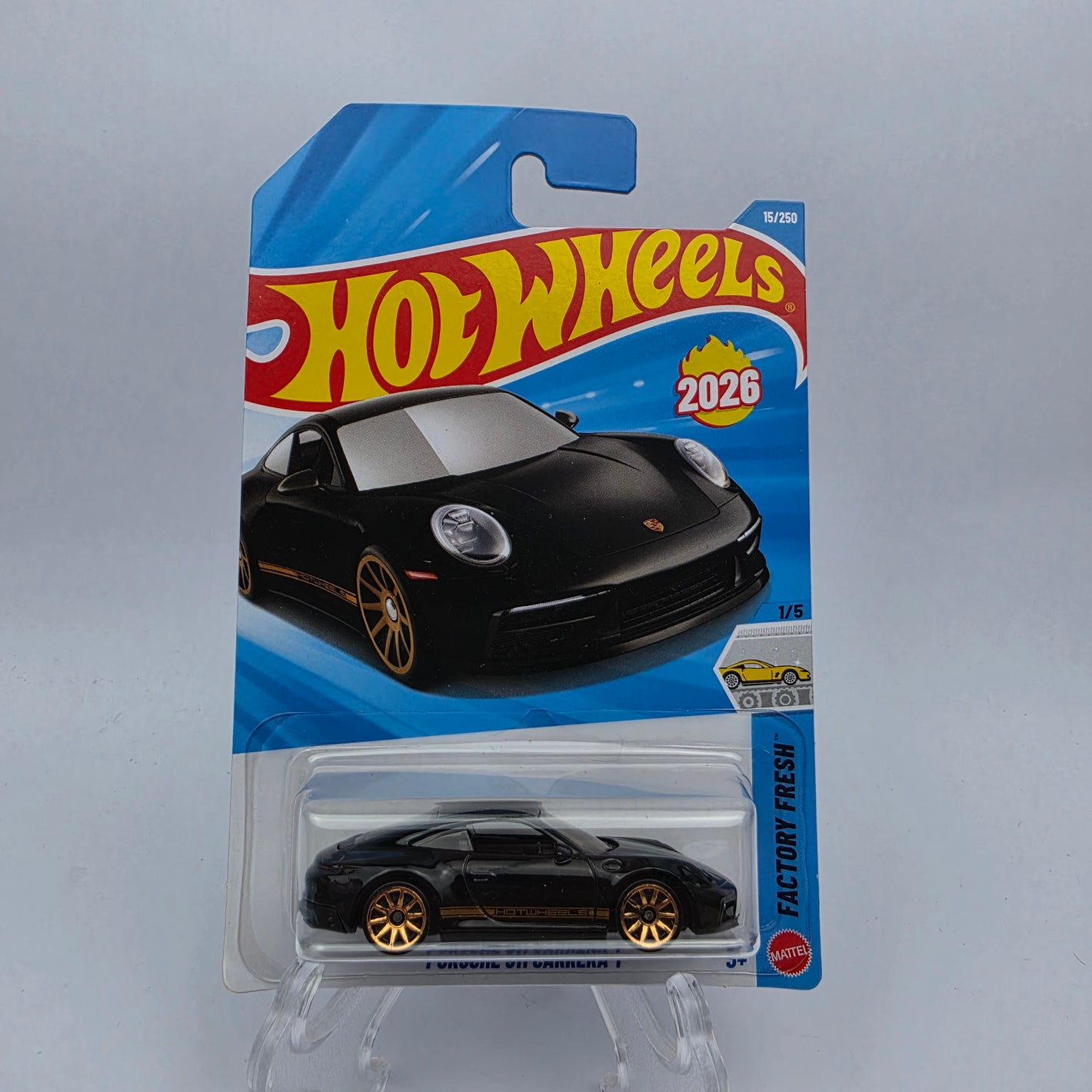 HotWheels - Porsche 911 Carrera T (Black)