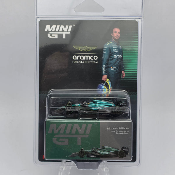 Mini GT - Aston Martin AMR24 #14 2024 F1 Canadian GP Fernando Alonso