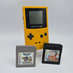 Nintendo Gameboy Color - Yellow Color (Plus 2 Games Bundle)