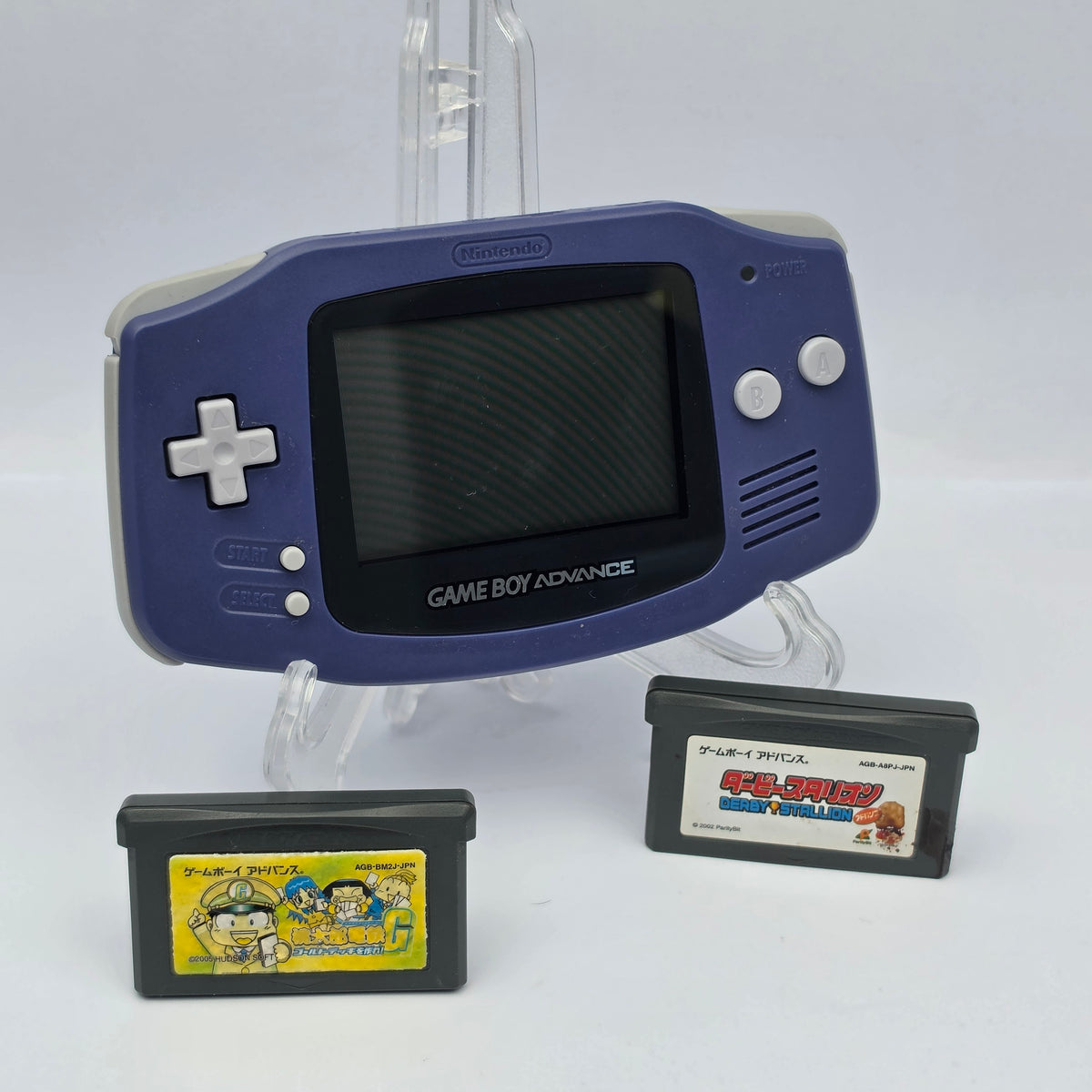 Nintendo Gameboy Advance (Indigo Colored) - Plus 2 Games Bundle